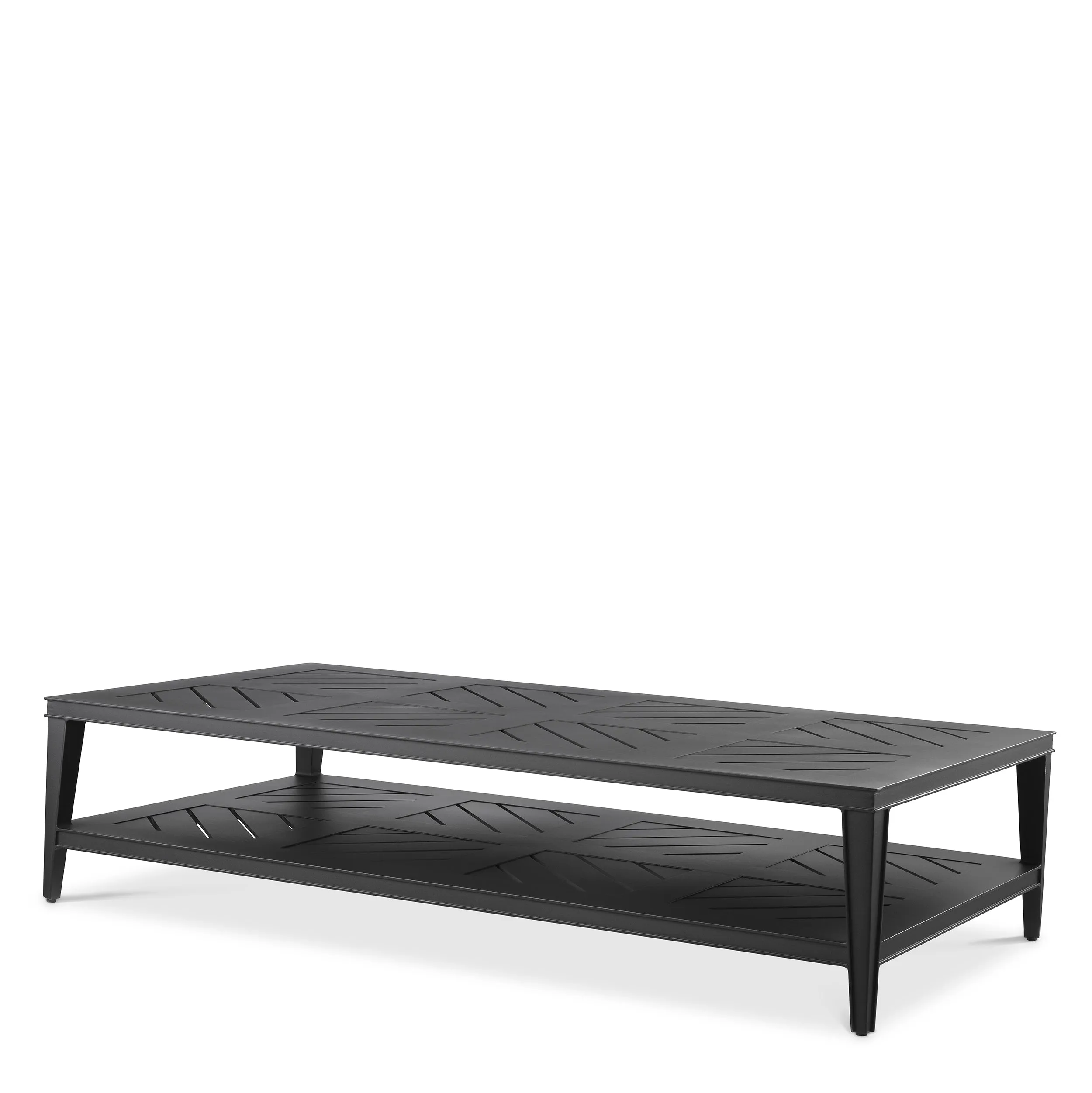113622 - Coffee Table Bell Rive rectangular outdoor black