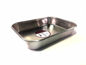 13 3/4 x 9 3/4 x 2 1/4" Leightweight Aluminum Pan Without Handles