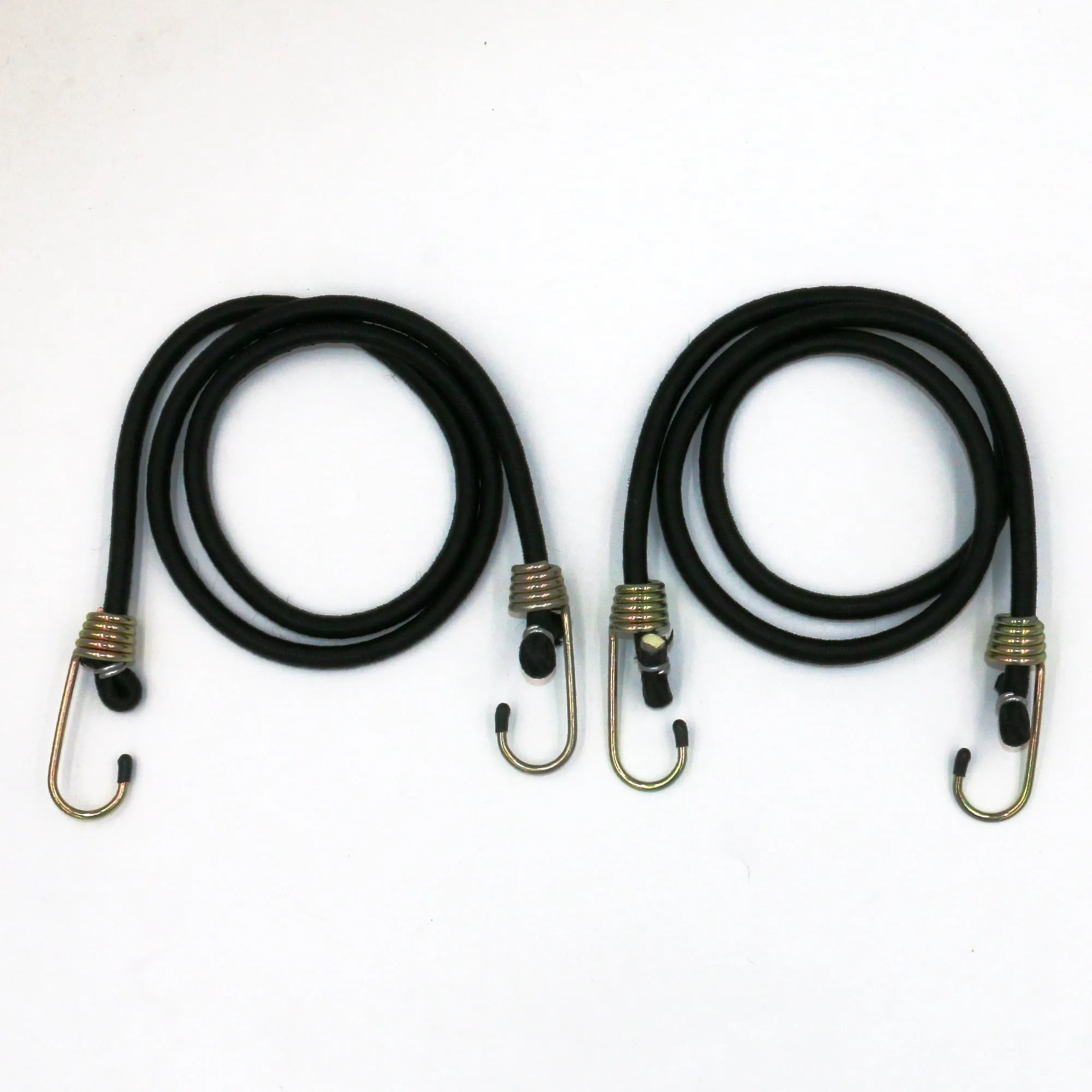 48 Inch Heavy Duty Rubber Bungee Cords With Hooks Securing Loads Camping 2 Pack