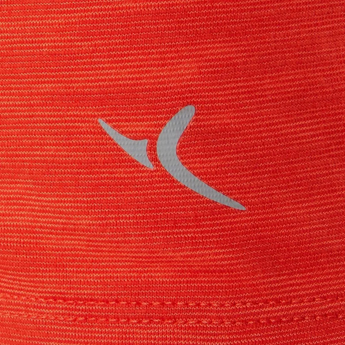 500 Boys' Gym Breathable Cotton Short-Sleeved T-Shirt - Orange