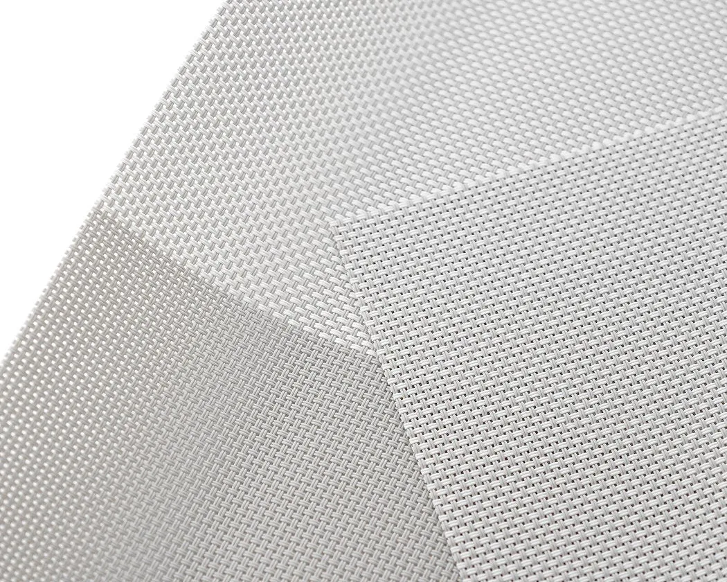 6 Pcs Colorful Insulated Stain Free Table Placemat - Gray