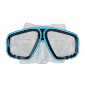 6.25" Aqua Blue and Clear Adjustable Strap Recreational Swim