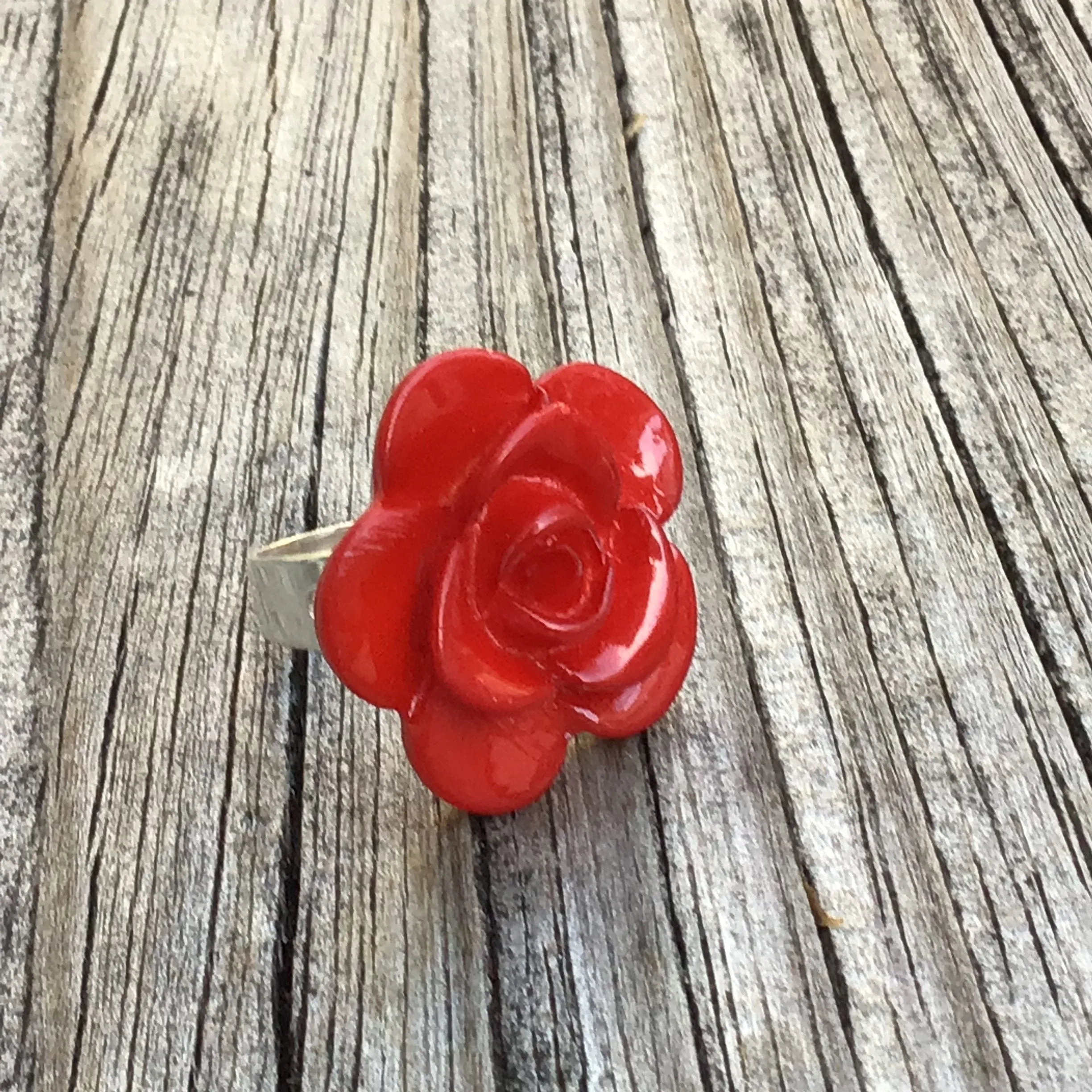 Acrylic Rose Ring