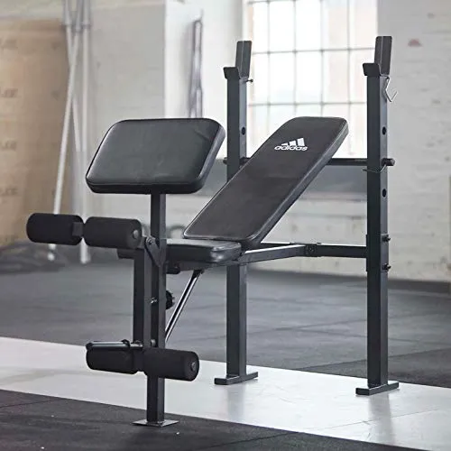 Adidas Essential Steel Workout Incline Bench (Black)