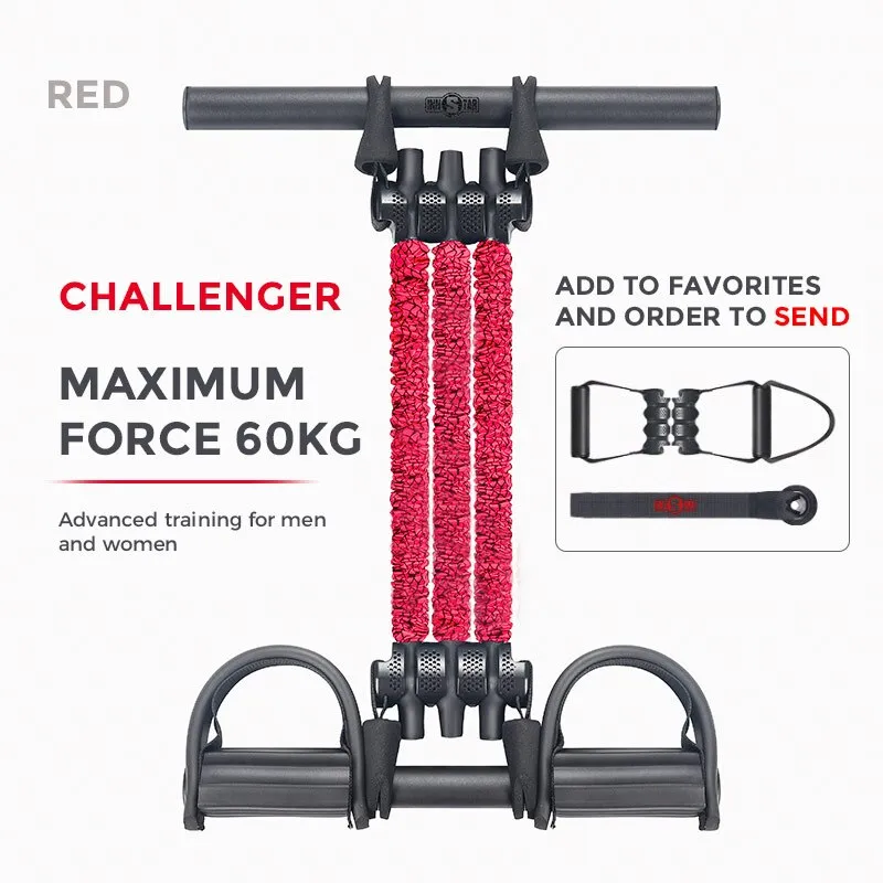 Adjustable Pedal Resistance Band Exerciser