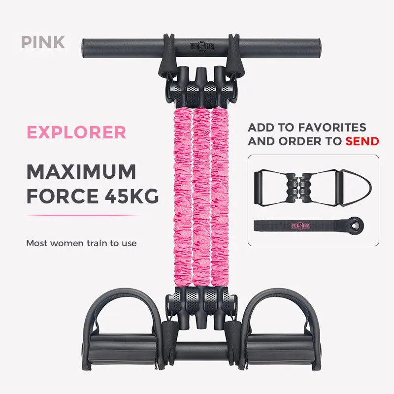 Adjustable Pedal Resistance Band Exerciser