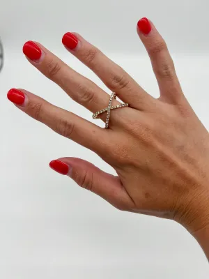 Adjustable Rhinestone Ring
