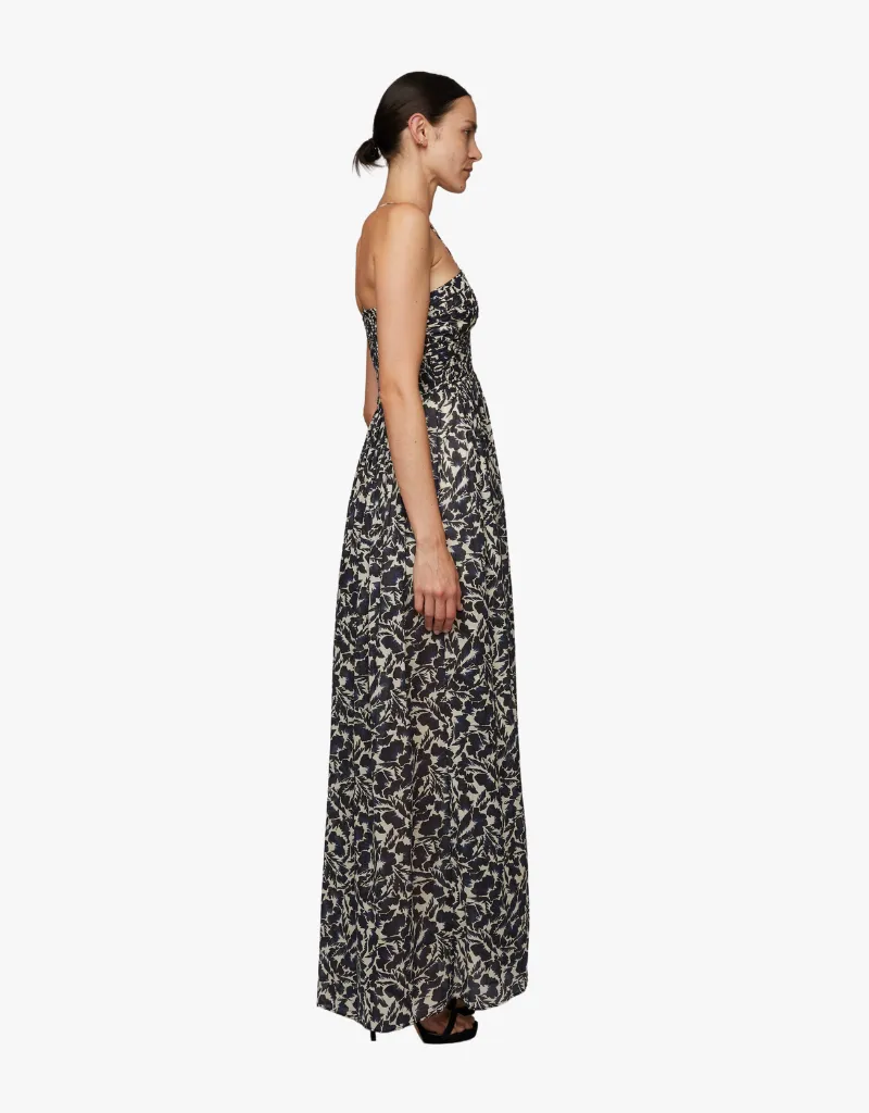 A.L.C. Romy Dress in Navy & Cream