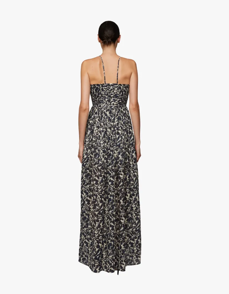 A.L.C. Romy Dress in Navy & Cream