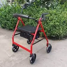 AML Four Wheeled Rollator - 6" Castors Red
