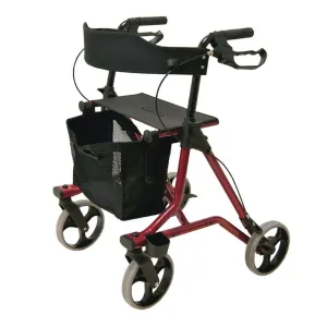 AML X-Fold Compact Rollator - Red