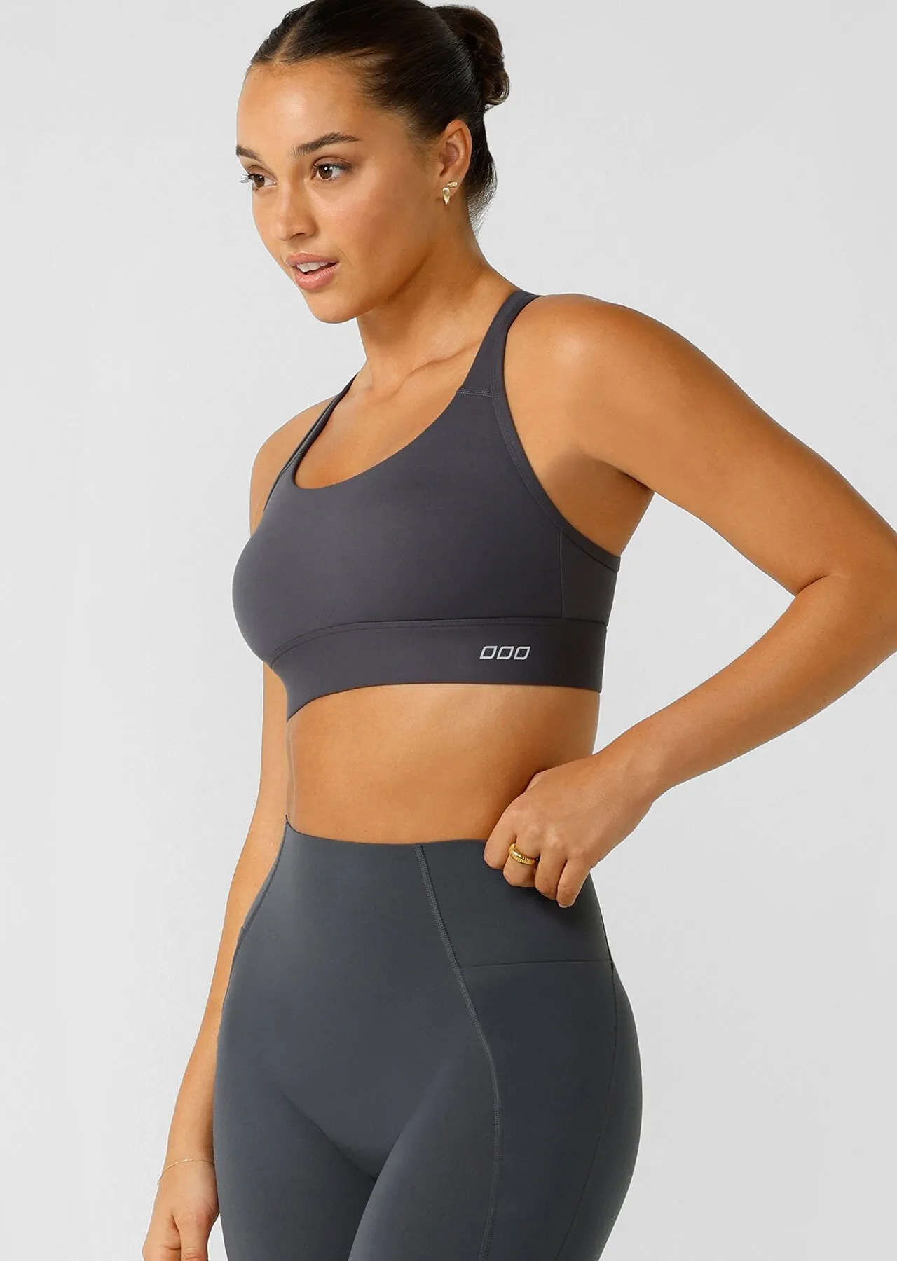 Amy Maximum Support Sports Bra | Titanium