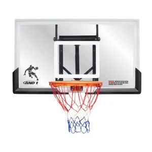 AND1 54 Inch Adjustable Glass Backboard