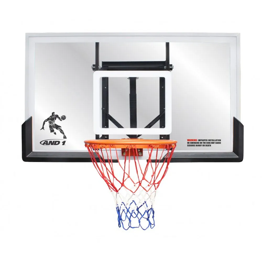 AND1 54 Inch Adjustable Glass Backboard