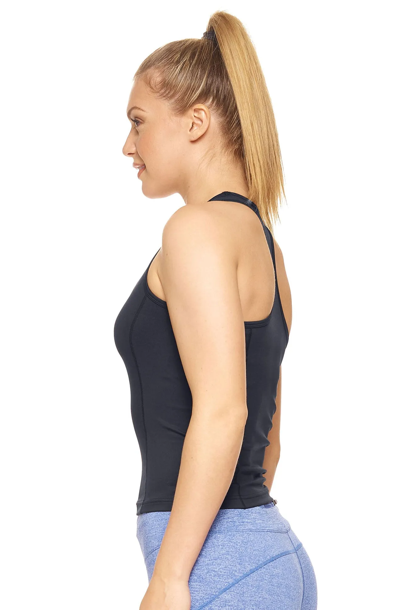 AQ269 Airstretch™ Cropped Racerback Tank