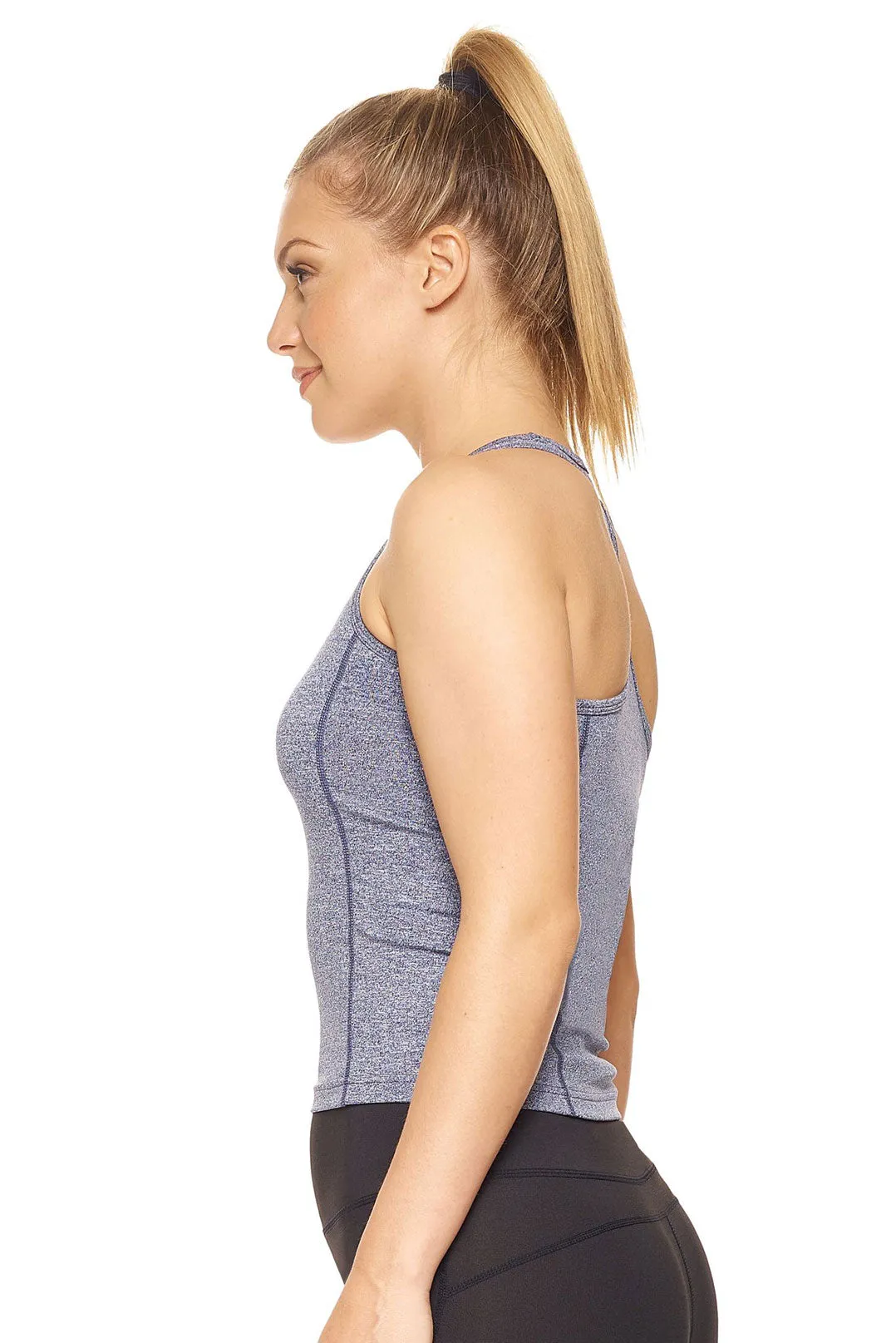 AQ269 Airstretch™ Cropped Racerback Tank