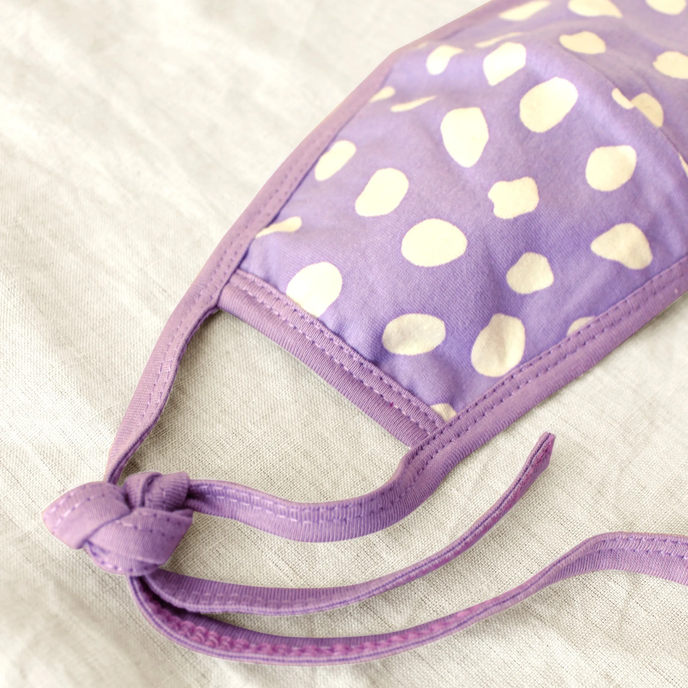 ARNOLDI 3-ply All-size Organic Cotton Face Mask (Waterproof), Lilac