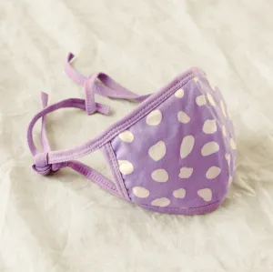 ARNOLDI 3-ply All-size Organic Cotton Face Mask (Waterproof), Lilac