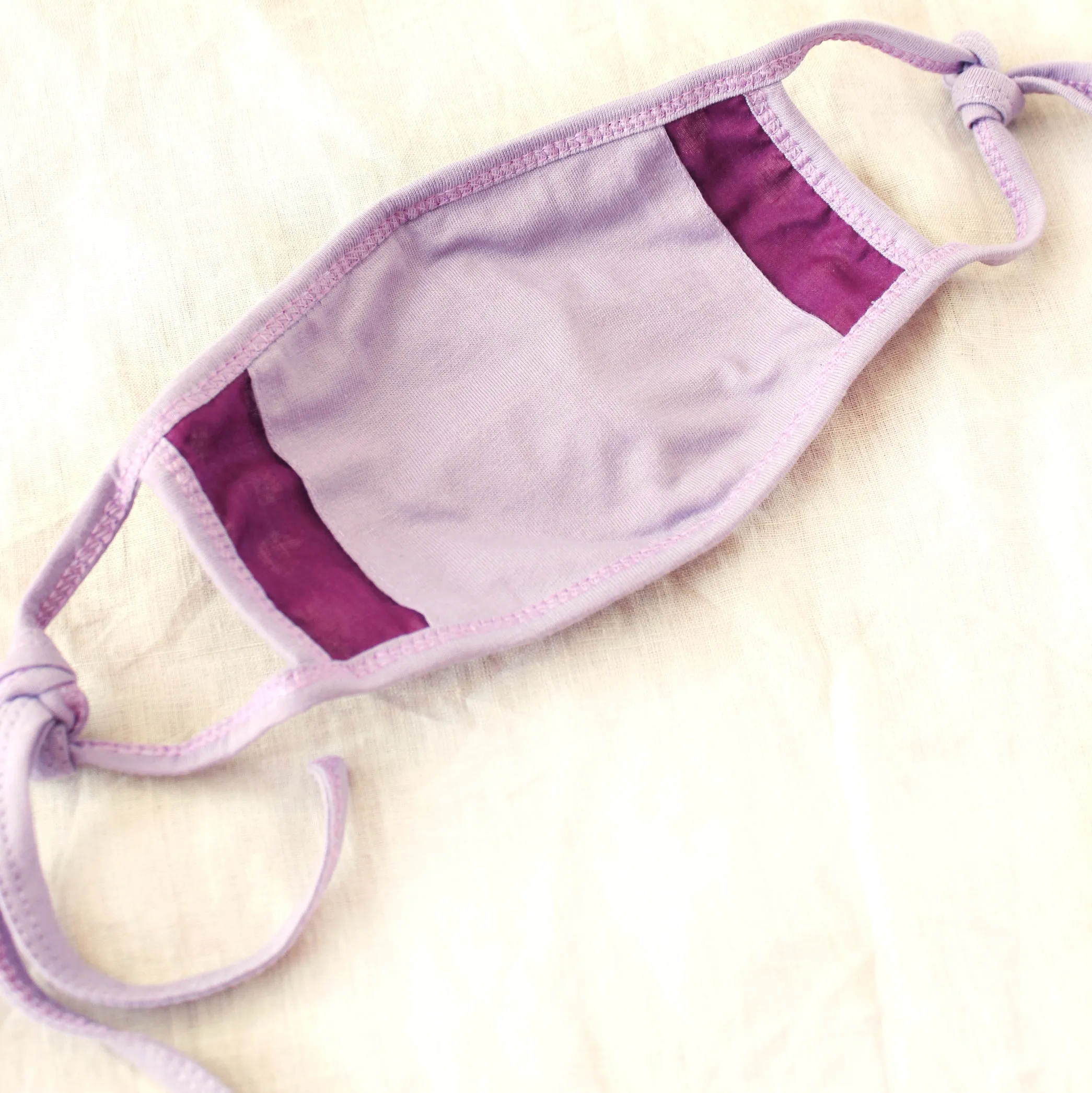 ARNOLDI 3-ply All-size Organic Cotton Face Mask (Waterproof), Lilac