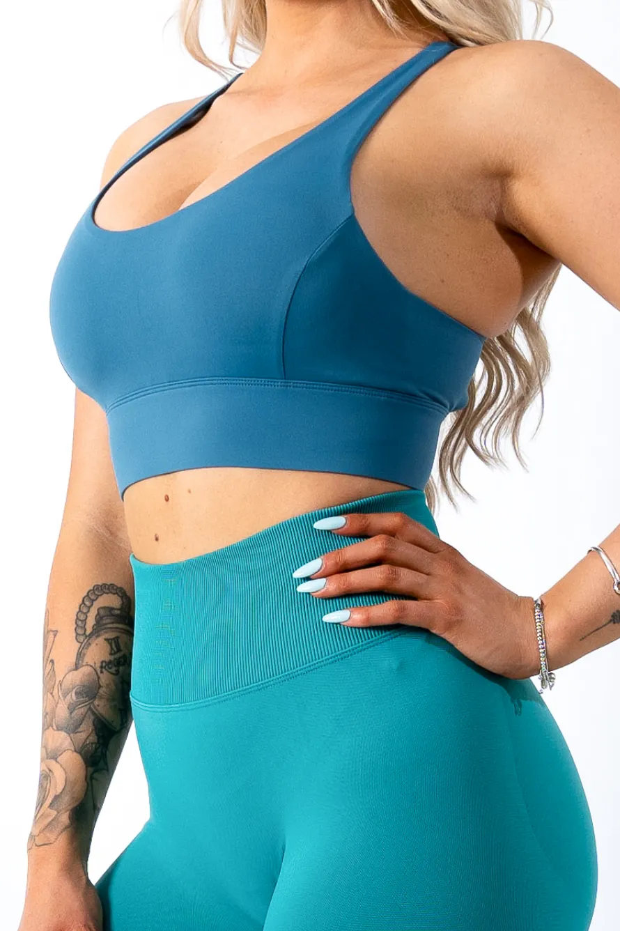 Ashlee Sports Bra Blue