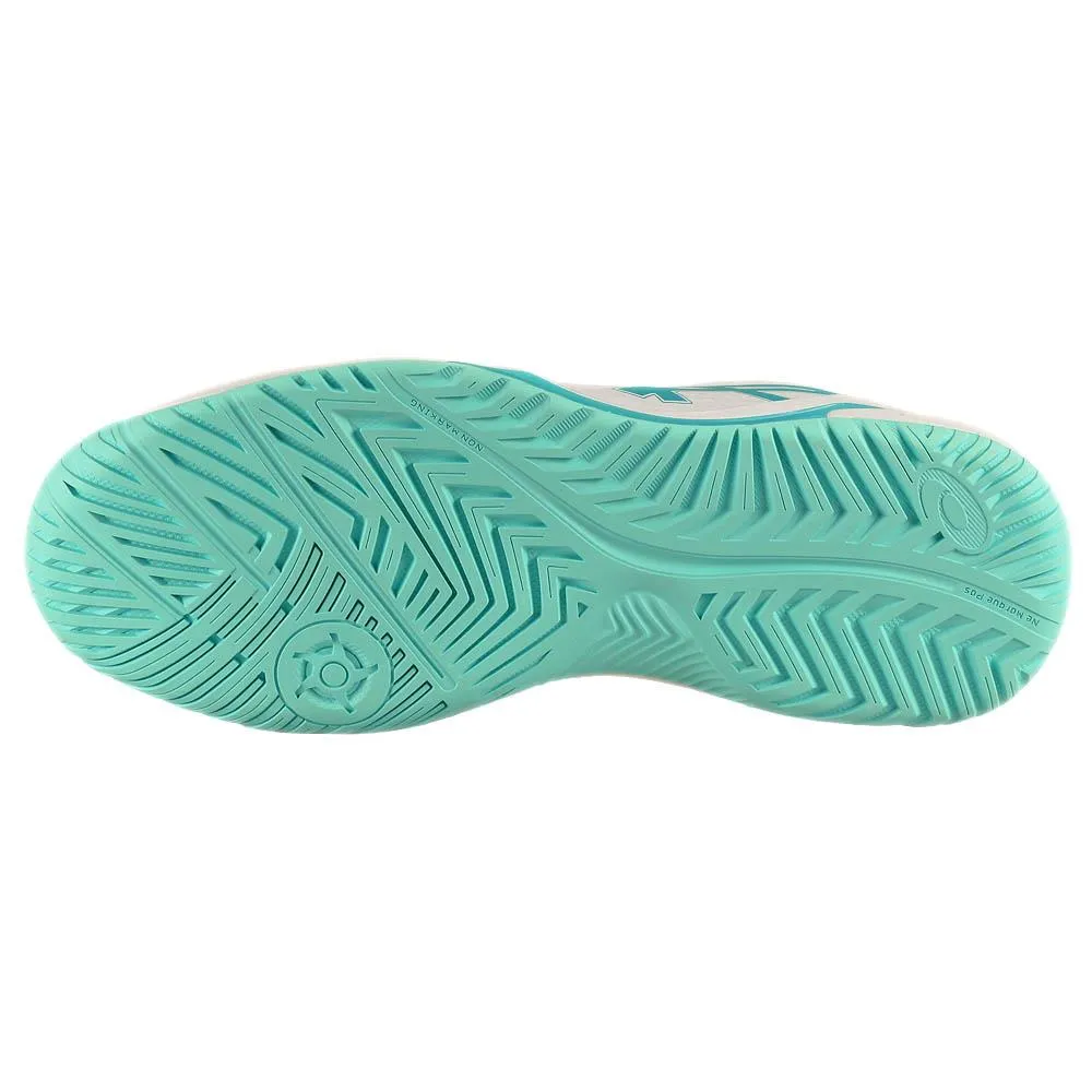 Asics Women's Gel-Dedicate 8 - Pickleball - White/Energy Aqua