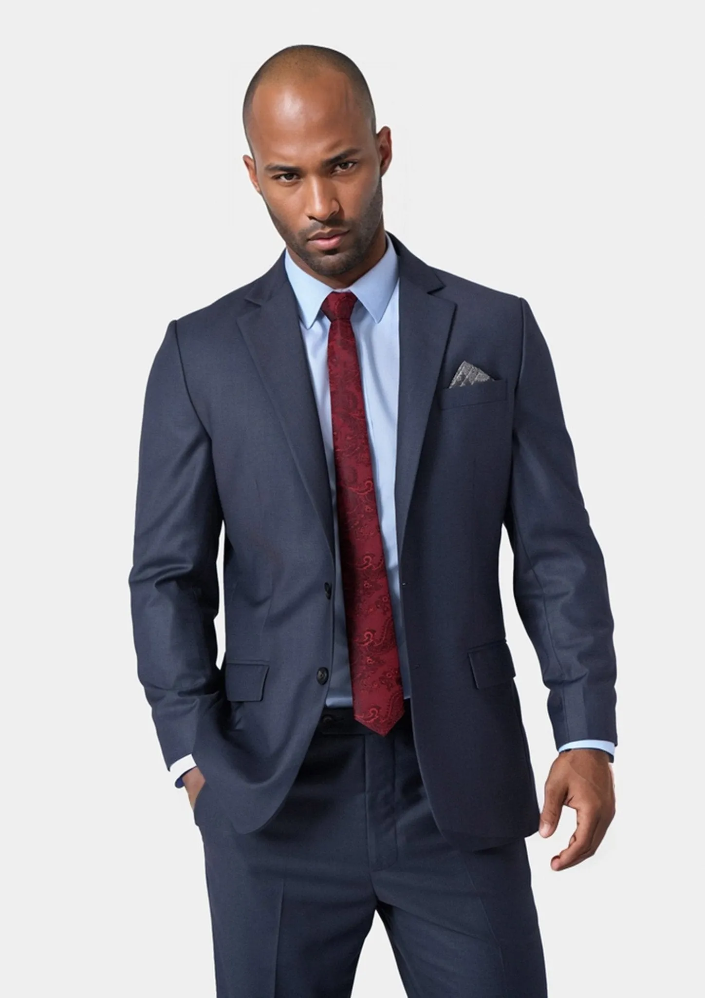 Astor Steel Grey Twill Suit
