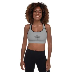 Athletic Sports Bra Grey