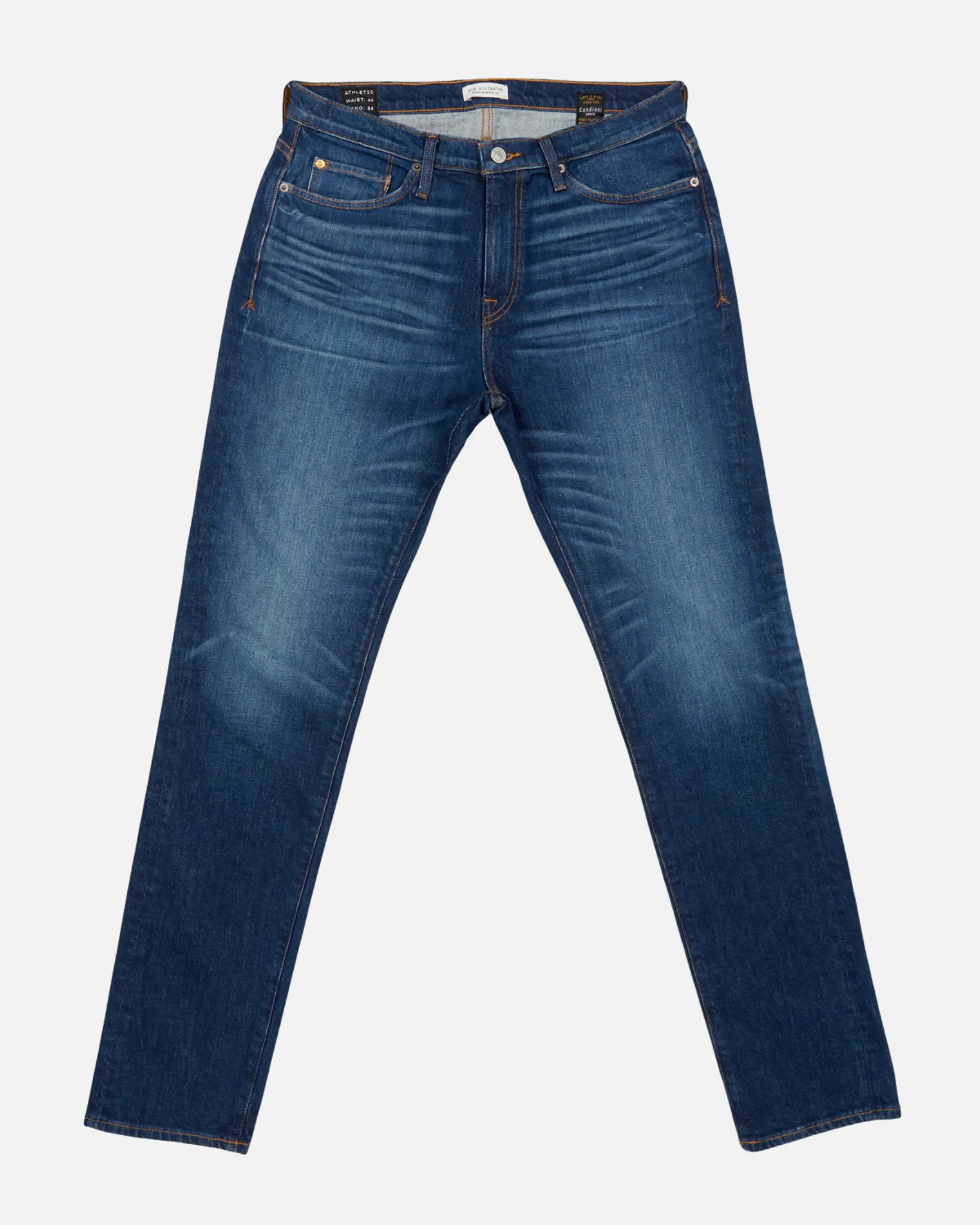 Athletic Taper Denim Jeans - Dark Vintage