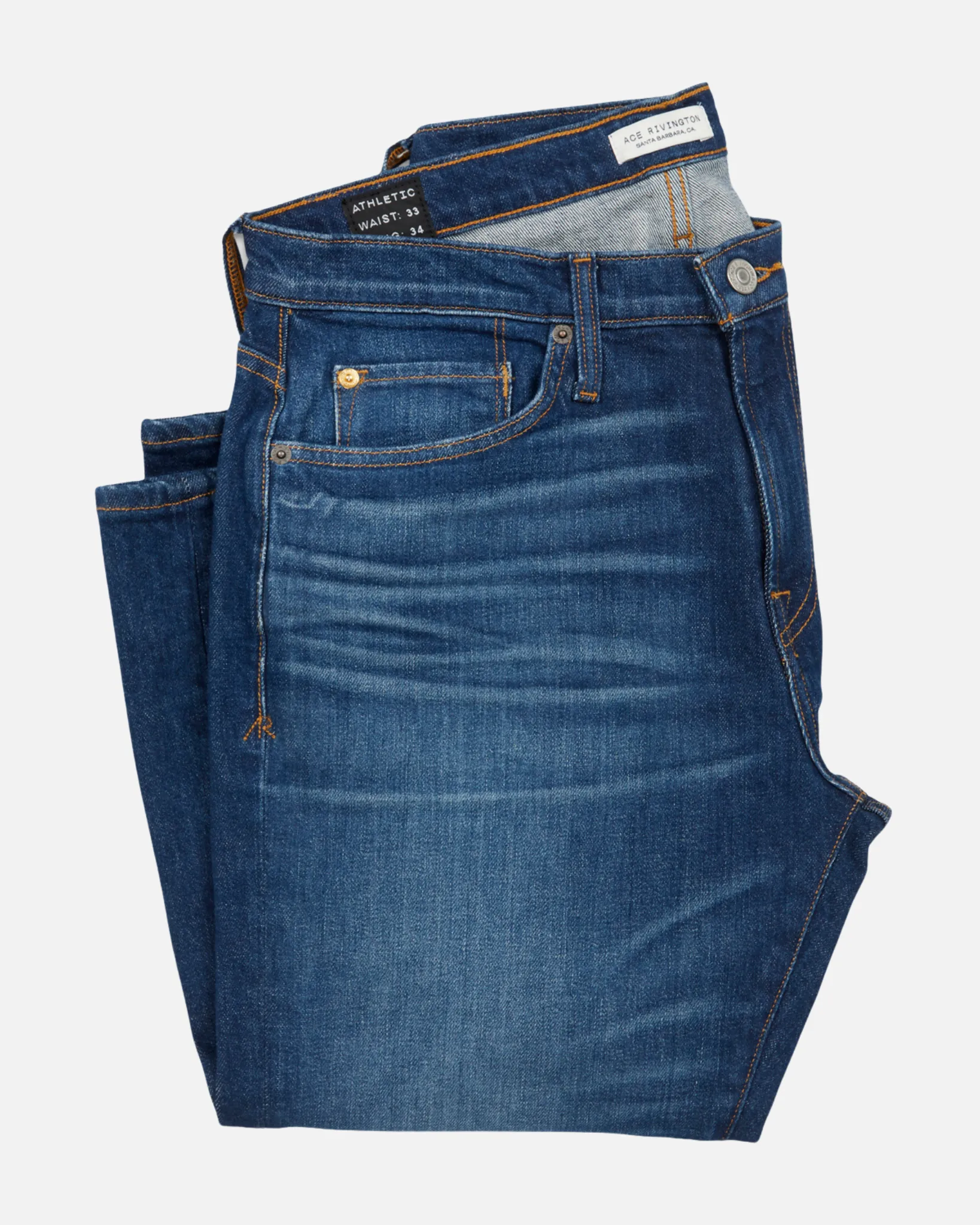 Athletic Taper Denim Jeans - Dark Vintage