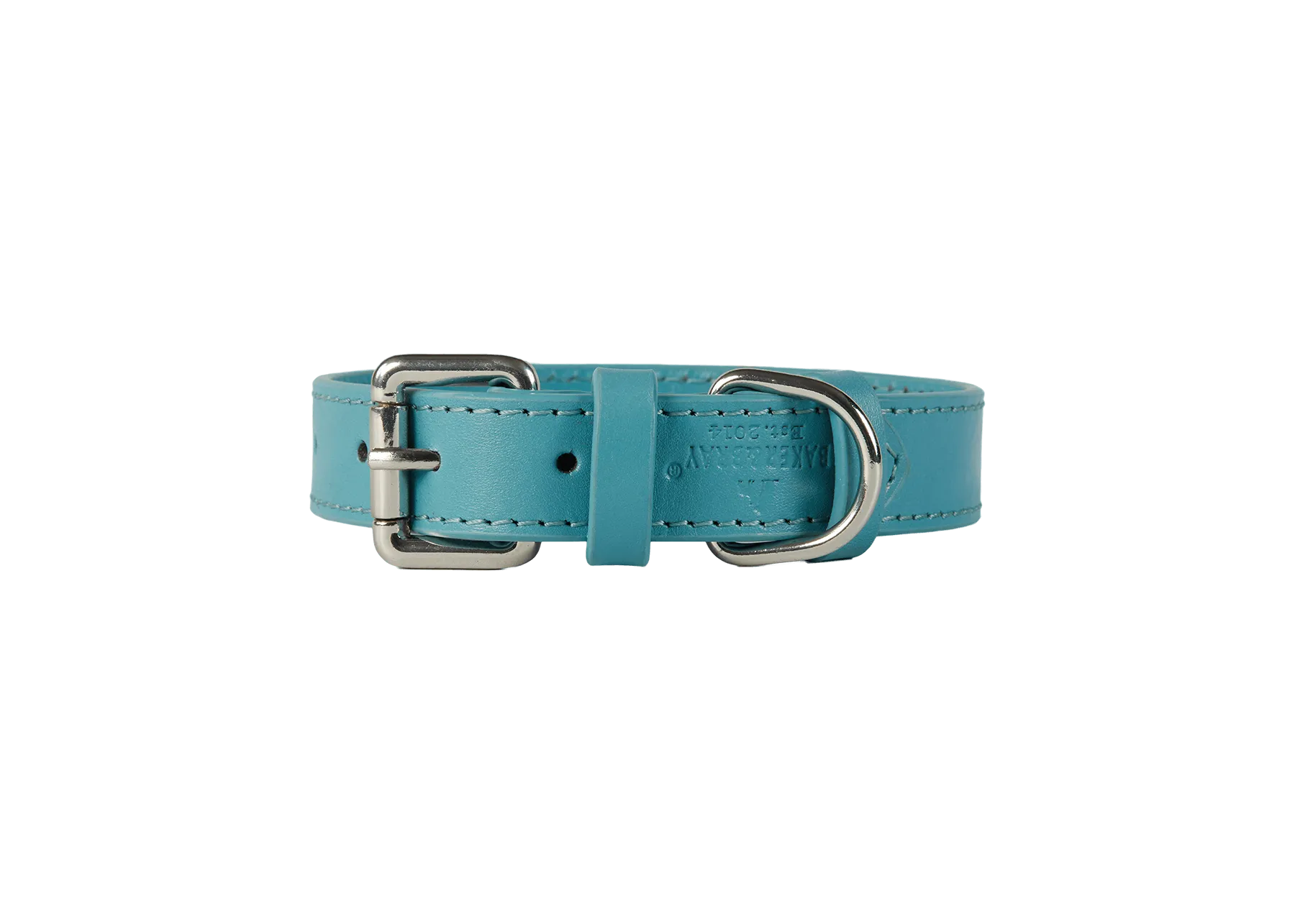 Baker & Bray Sustainable Leather Dog Collar | Lagoon