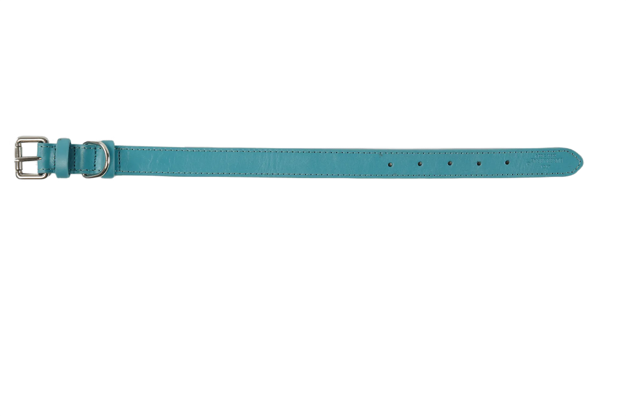 Baker & Bray Sustainable Leather Dog Collar | Lagoon
