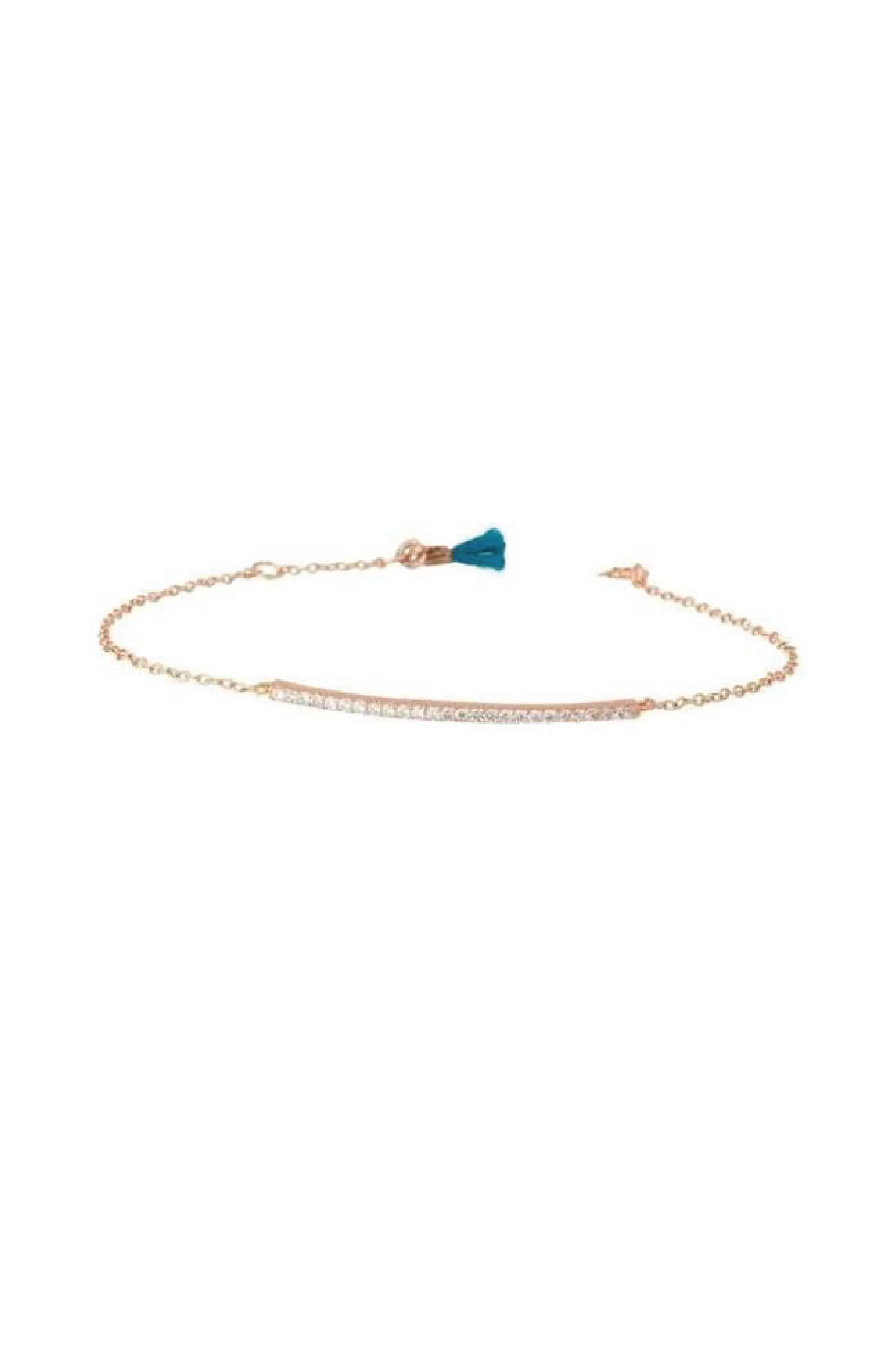 Bar Pave Embroidered Bracelet