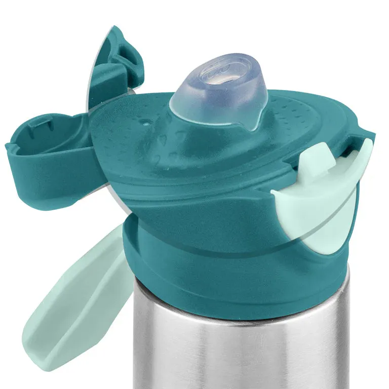 b.box 500ml Insulated Sport Spout Bottle Replacement Spout - 2 Pack