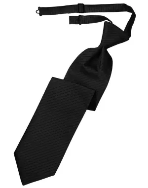 Black Palermo Kids Necktie