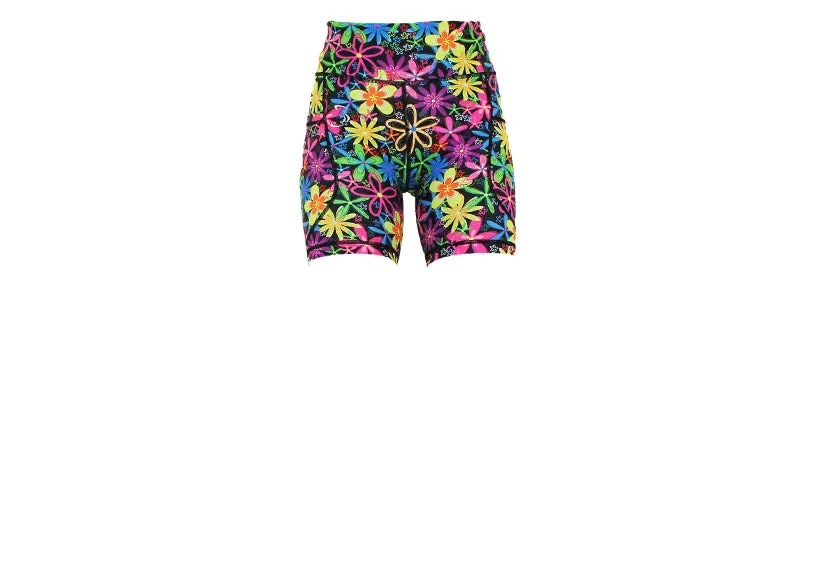 Blooming Beautiful Mid Shorts with pockets