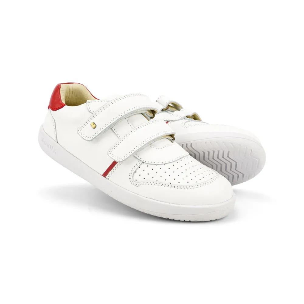 Bobux KP Riley White   Red Trainers
