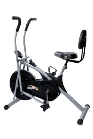 Body Gym Stamina.Back Support Body Gym Exercise Bike with Back Support (Black)