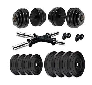 BodyFit Adjustable Dumbbells Set Combo (20 Kg)
