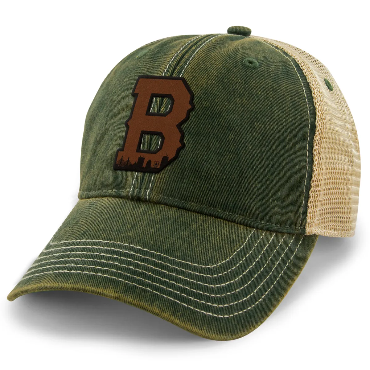 Boston B Skyline Leather Patch Dirty Water Trucker