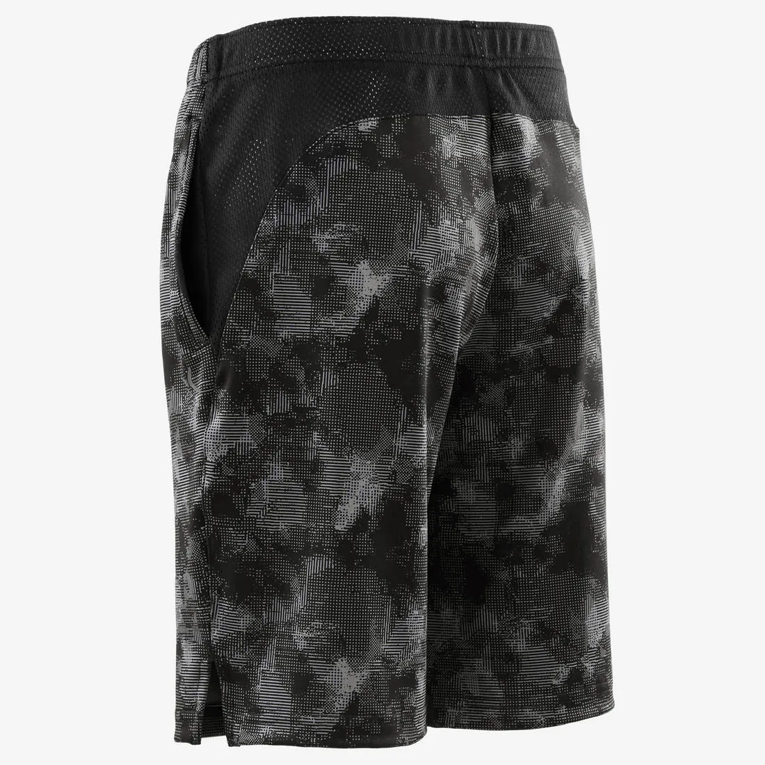 Boys' Breathable Synthetic Gym Shorts S500 - Blue
