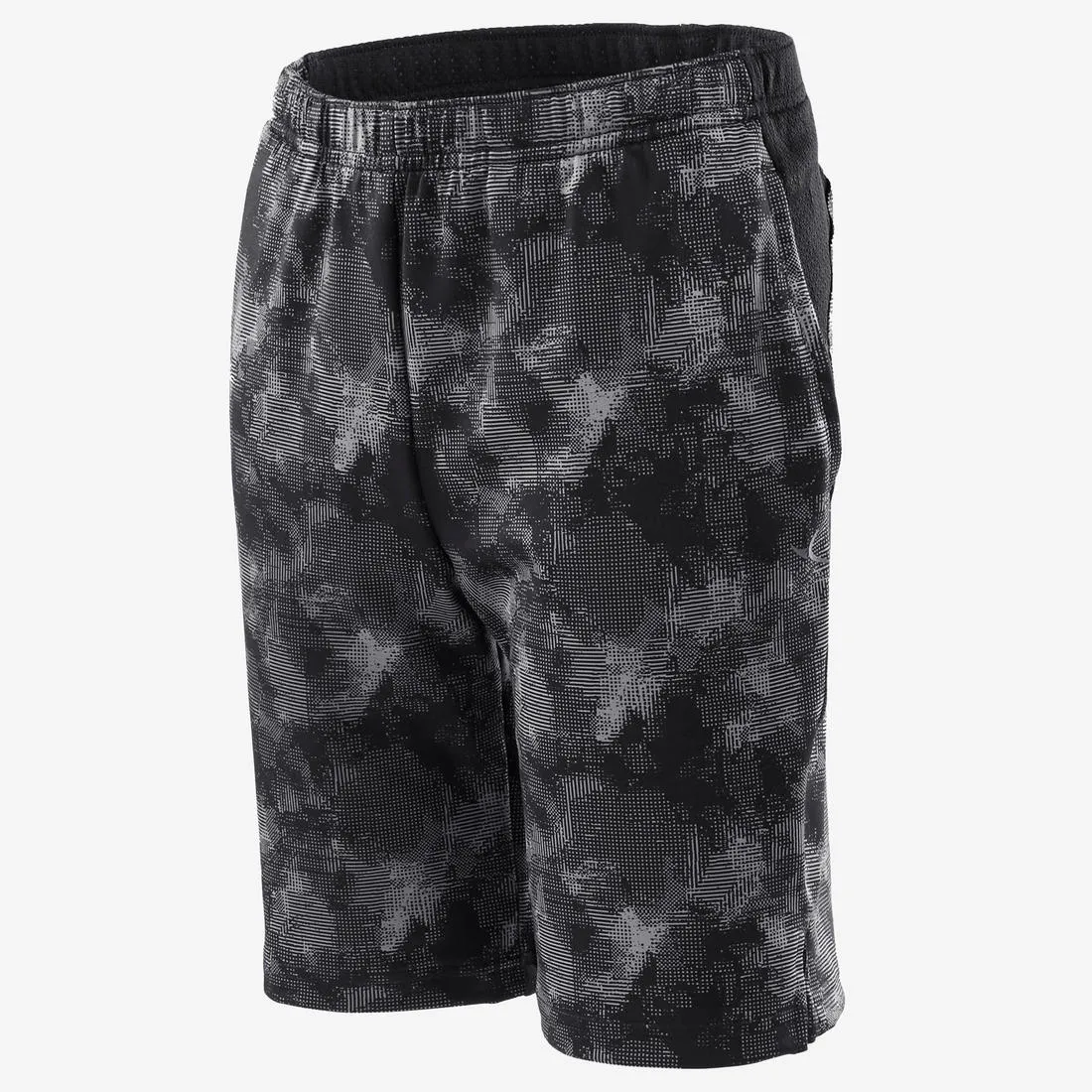 Boys' Breathable Synthetic Gym Shorts S500 - Blue