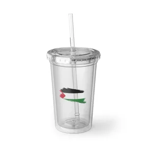 Brushstroke flag Acrylic Cup