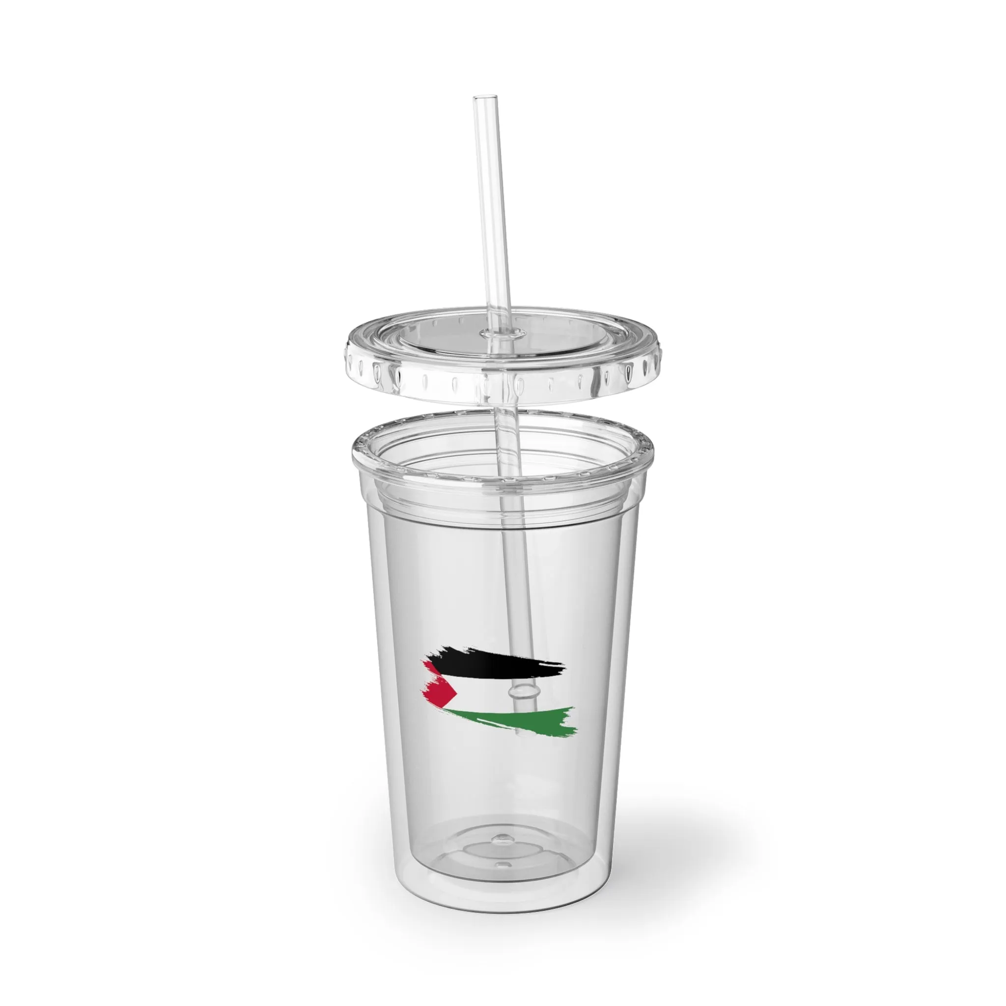 Brushstroke flag Acrylic Cup