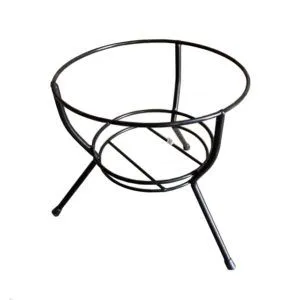 Camal No.108A Black Flower Stand (14.5”W x 13.5”H)
