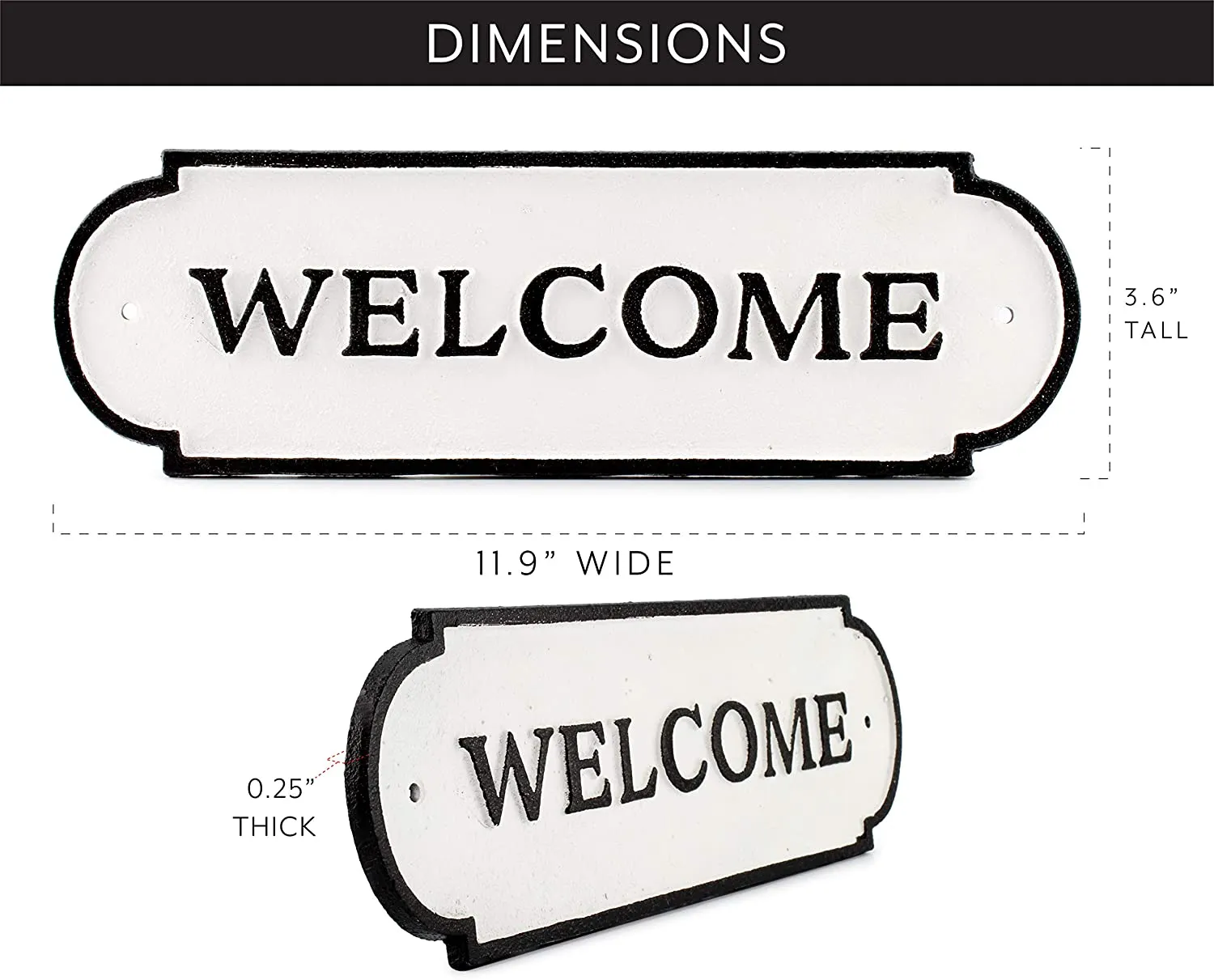 Cast Iron Yard and Home Signs