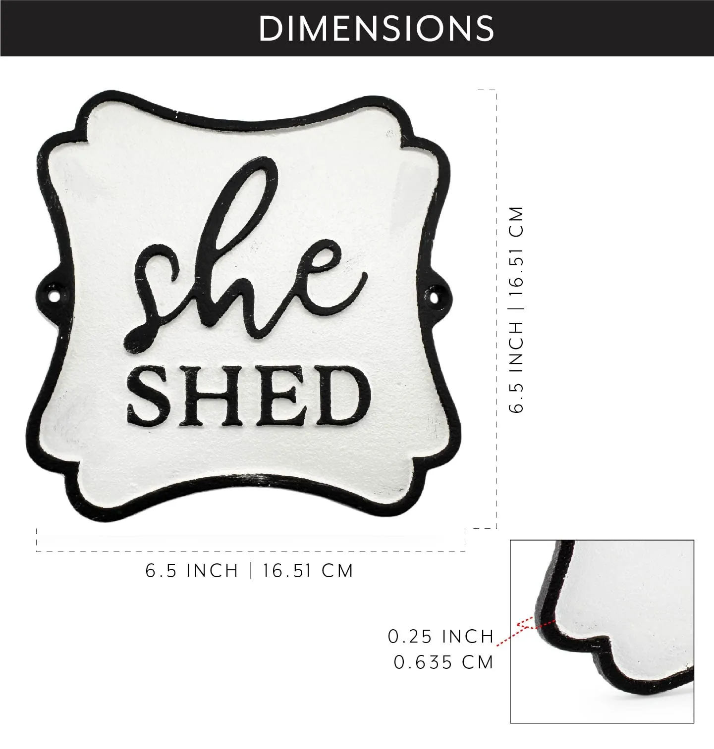 Cast Iron Yard and Home Signs
