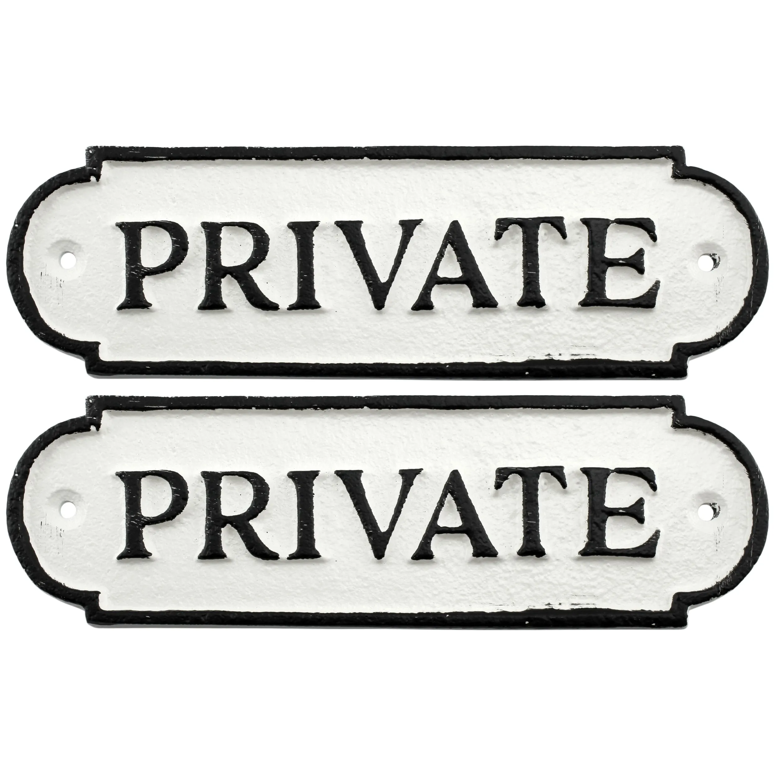 Cast Iron Yard and Home Signs