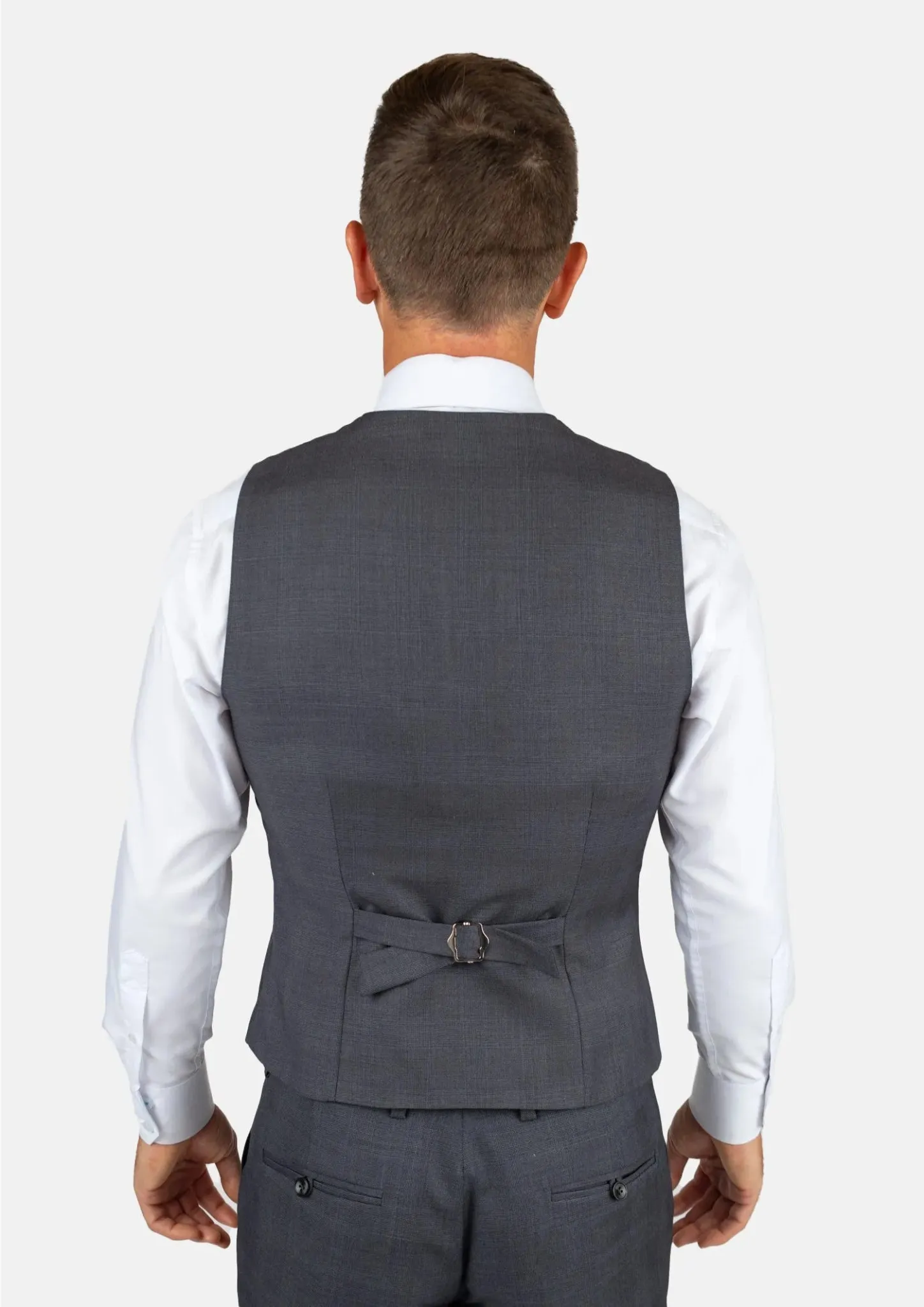 Charcoal Prince of Wales Vest