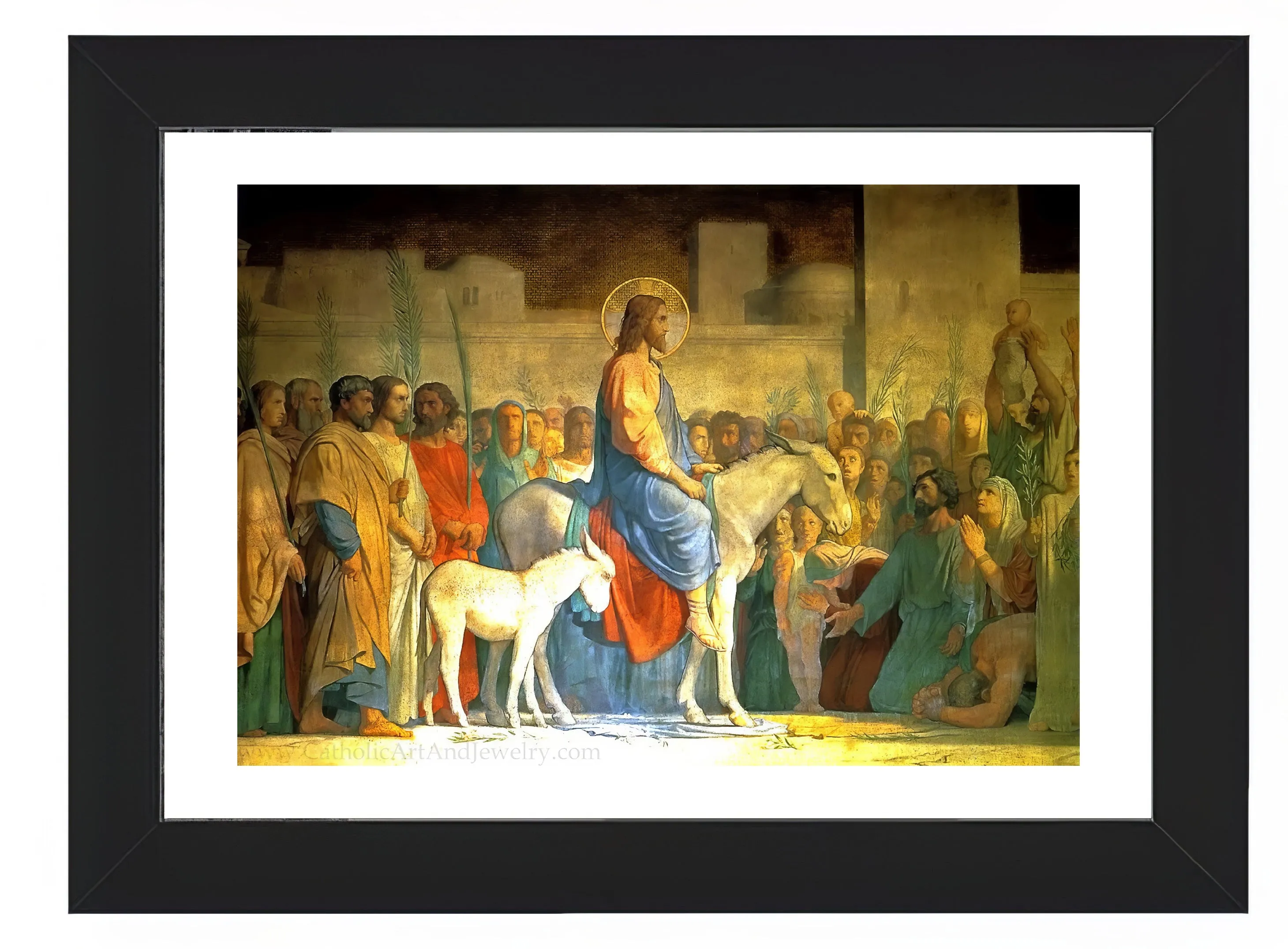 Christ's Entry into Jerusalem – Jean-Hippolyte Flandrin – Catholic Gift – Archival Quality