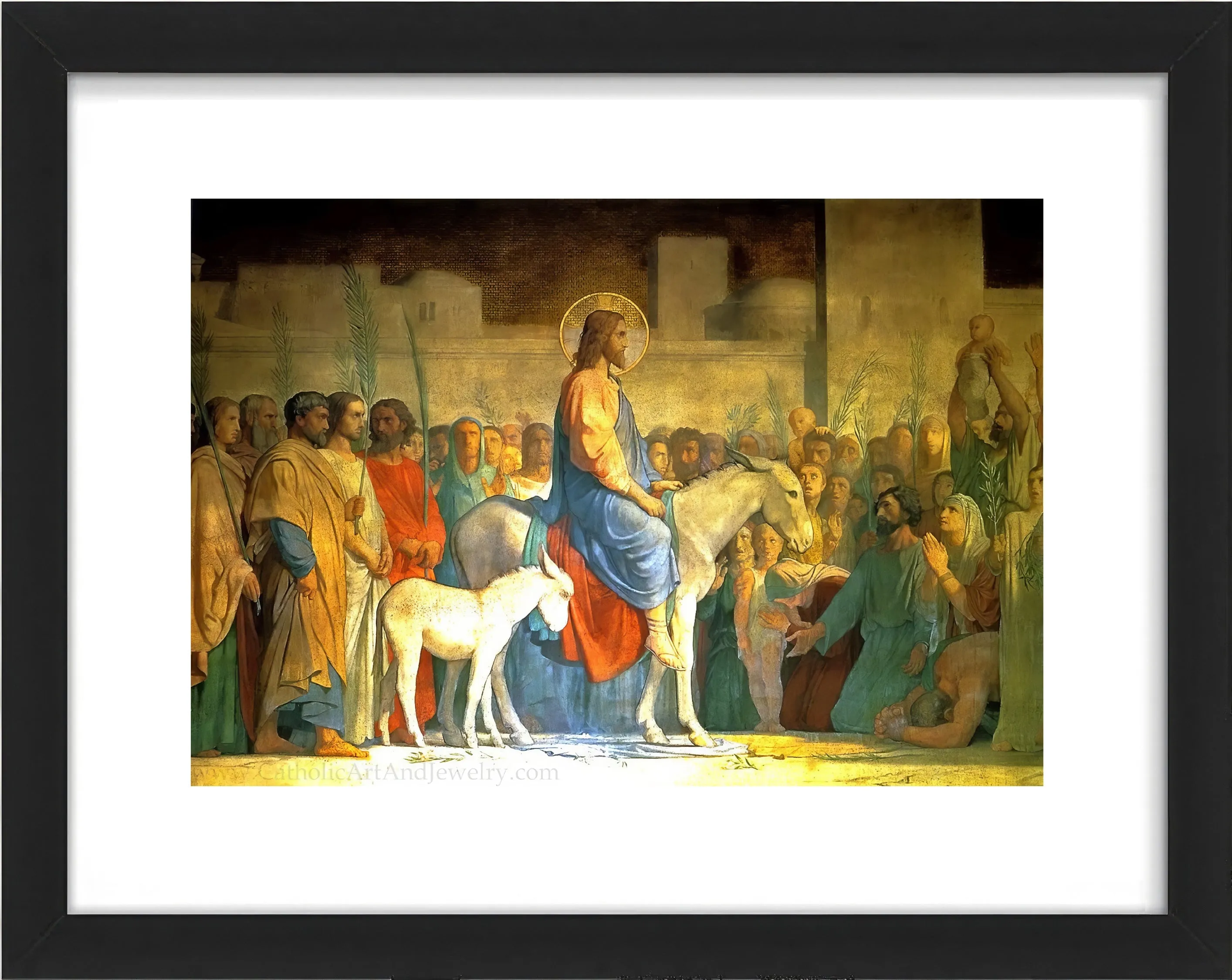 Christ's Entry into Jerusalem – Jean-Hippolyte Flandrin – Catholic Gift – Archival Quality